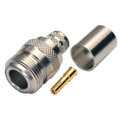N, FEM CRIMP, S,G,T: FOR RG-8/U TYPE, LMR-400 & BELDEN 9913, CBL GRP I
