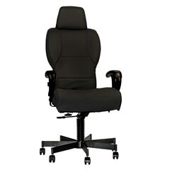 3142-EXEC - 24/7 Intensive Use Leather High Back Chair