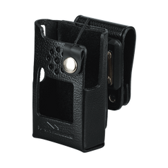 Vertex Standard LCC-264S Leather Case with swivel belt loop