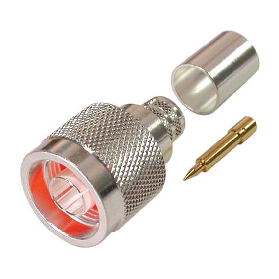 N, MALE CRIMP, S,G,T: FOR RG-8/U TYPE, LMR-400 & BELDEN 9913, CBL GRP I