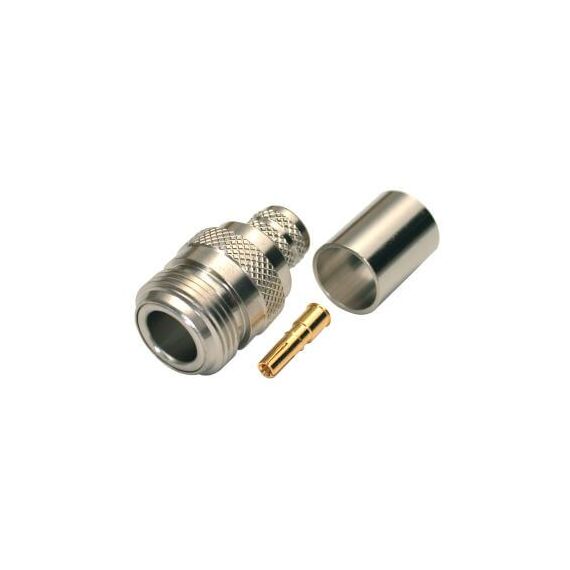 N, FEM CRIMP, S,G,T: FOR RG-214/U , CBL GRP F