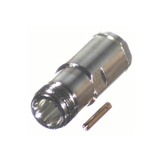 N, FEM SOLDER CLAMP, S,G,T: FOR RG-8/X, CBL GRP X