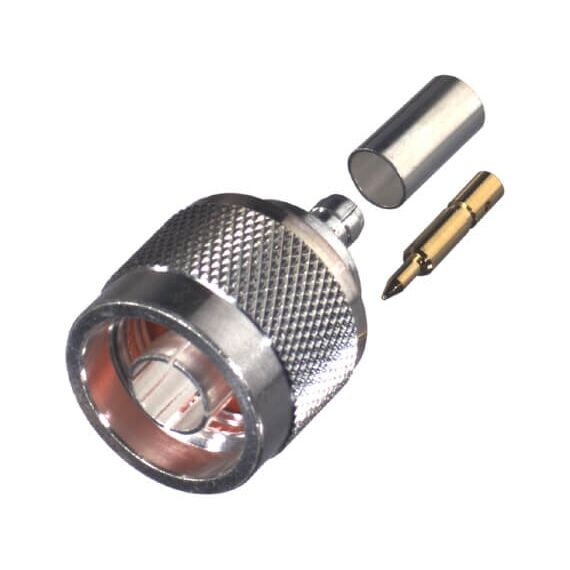 N, MALE CRIMP, S,G,T: FOR RG-142/U & RG-55/U, CBL GRP C1
