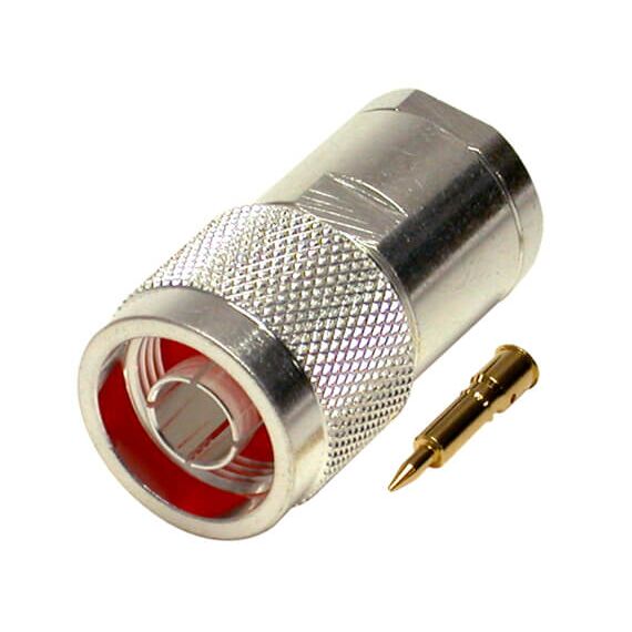 N, MALE SOLDER CLAMP, S,G,T: FOR RG-8/U TYPE, LMR-400 & BELDEN 9913, CBL GRP I