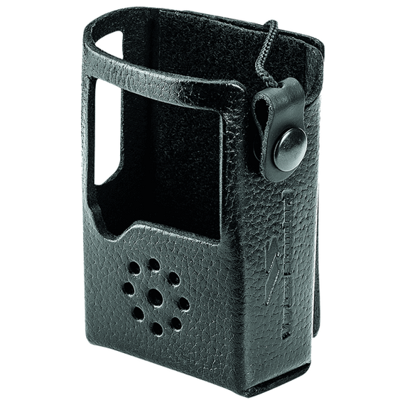 Vertex Standard LCC-S24 Leather Carrying Case w/ Belt Loop